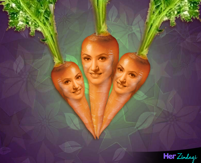 हिना खान – गाजर carrot hina khan